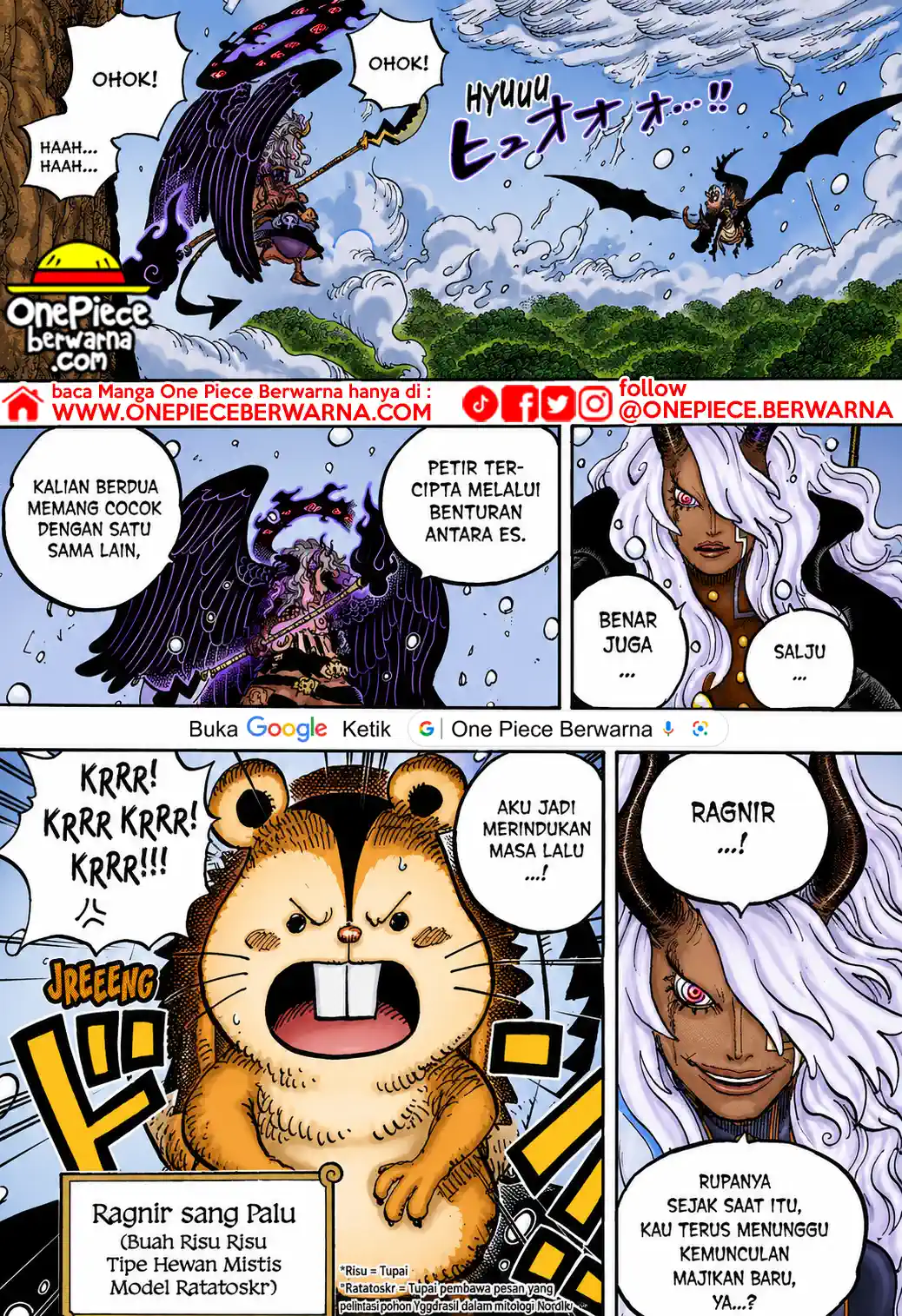 One Piece berwarna 1182 1183 1184 bahasa indonesia